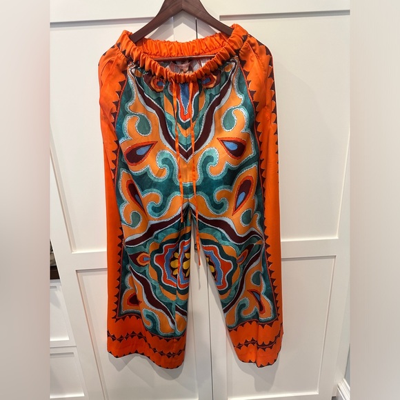 Zara colorful haram pants with Marrakesh inspired print - Picture 3 of 3